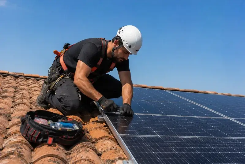 Maintenance et monitoring de panneaux solaires à Saint-Martin-de-Saint-Maixent